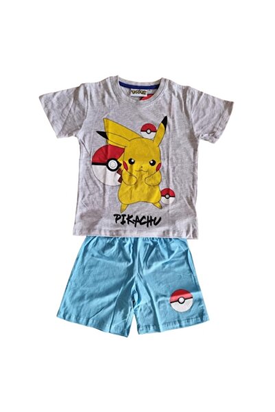 Pokémon Children's Pajamas - Pikachu with Poké Ball, 12 yrs (152 cm), short-sleeve top & shorts, M