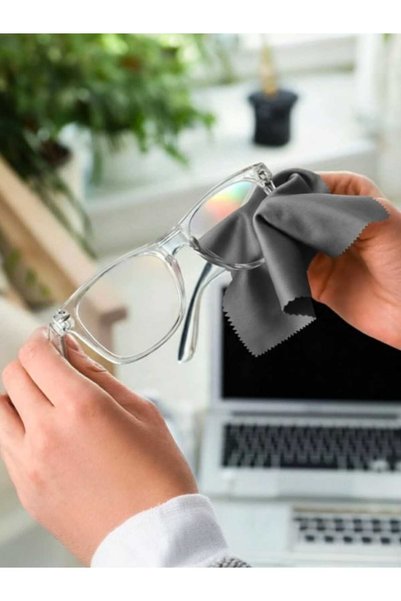 TrendMilano 20 Pieces Microfiber Glasses Cleaning and Screen Cleaning Cloth for Electronic Devices 18X15 cm