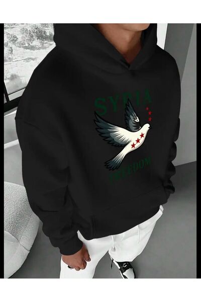 LAVİTTA هودي سوري فريديتي غوفرد مطبوع بغطاء رأس