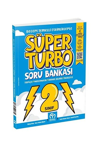 Model Eğitim Yayınları 2.Sınıf Süper Turbo Tüm Dersler Soru Bankası (Maarif M...