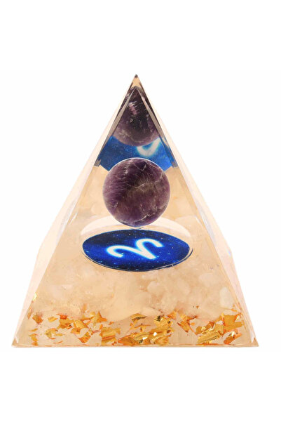 craftmystic Πυραμίδα Οργονικής Ενέργειας 6 εκ. με Θεραπευτικούς Κρυστάλλους ε...