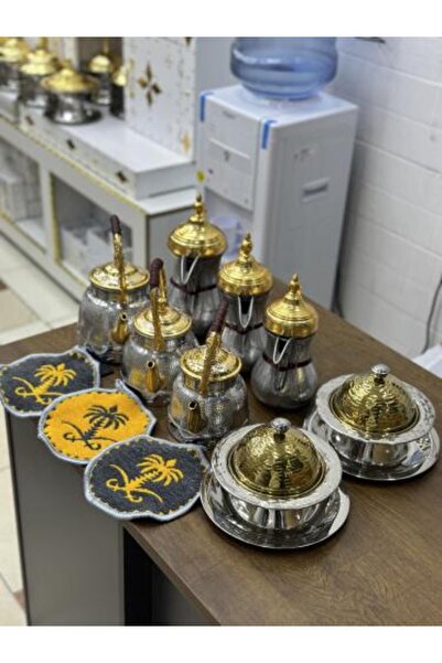 United العبوة: 3 دلة + 3 أباريق + 3 أكواب + قطعتين للتقديم