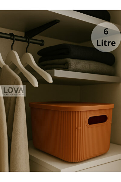 Lova Shell Kapaklı Dolap İçi Düzenleyici 6 L (1 Adet)