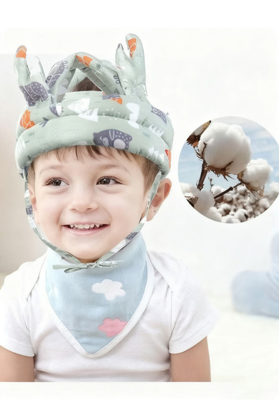 Generic Baby helmet, suitable for crawling and walking babies, soft padding, suitable for 1-2 years old.