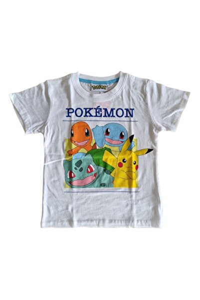 Pokémon kids pajamas Pikachu and friends, 12 years (152 cm), short sleeve top & shorts, Multicolor