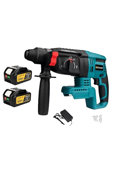 stuffix Brushless Electric Hammer, 26mm, 4 Functions, 2 Batteries
