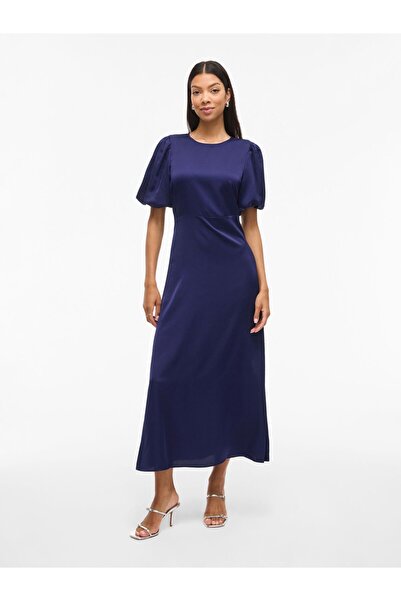 VILA Maxikleid VIELLETTE Kurzärmeliges