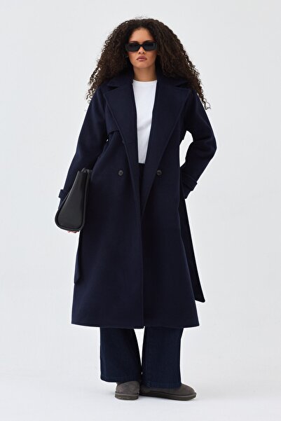 QANU Παλτό Lunaris Ναυτικό Μπλε