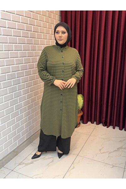 İLGEN TEKSTİL STRIPED SUIT DRESS