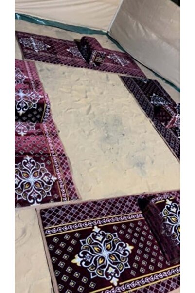 Nakheel طقم جلوس 8 أشخاص (4 مدات، 4 مراكي) - لون ملكي