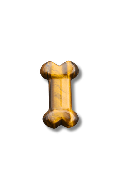 craftmystic Figurină din os de cristal - Ochi de tigru, 30 mm