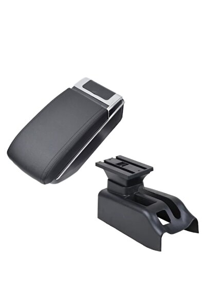 AVR Armrest for VW Golf 4 (08.1997-06.2005), model 7H, black, faux leather, USB ports