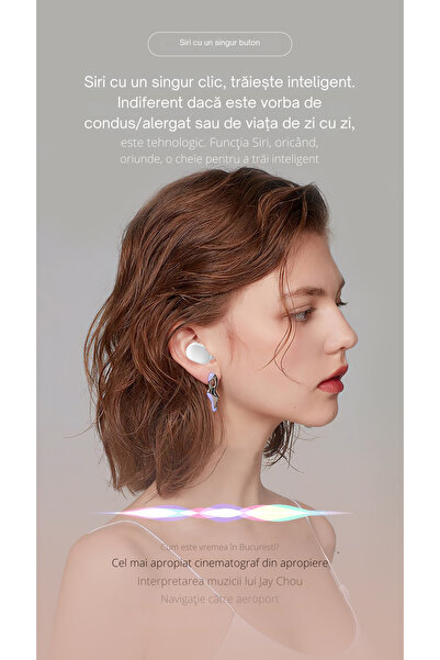 OEM TWS E6S Bluetooth Headphones, LED Digital Display, HI-FI Sound, IPX5, Microphone, Bluetooth 5.4, Black