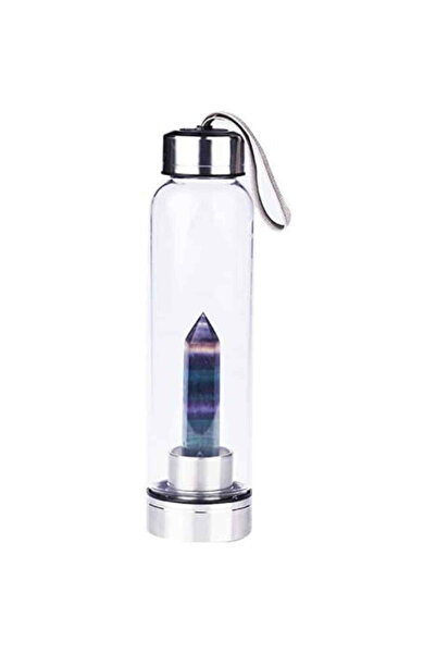 craftmystic Бутилка за вода с чучур от флуорит - 550 мл