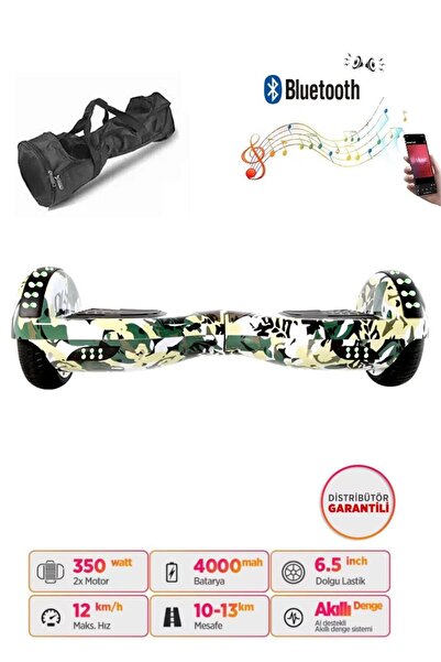 CityMate Hoverboard Elektrikli Kaykay Full Ledli Bluetooth Hoparlörlü 6.5 Inc...