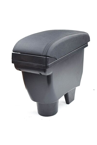 AVR Armrest for Toyota Yaris 3 III Non-Facelift (2010-) model 1H, AVR, black, faux leather cover