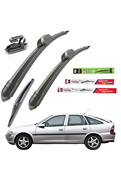 TEAMCAR Set complet ștergătoare de parbriz plate pentru Opel Vectra B Hatchba...