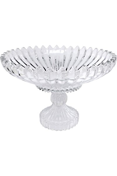 city glass Brasilia Clear Fruit Bowl, 30 cm, Glass, 1 piece