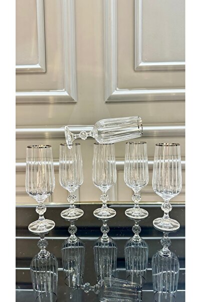 Vakıf home Bohemia Kristal Ayaklı Kahve Yanı Su Bardağı