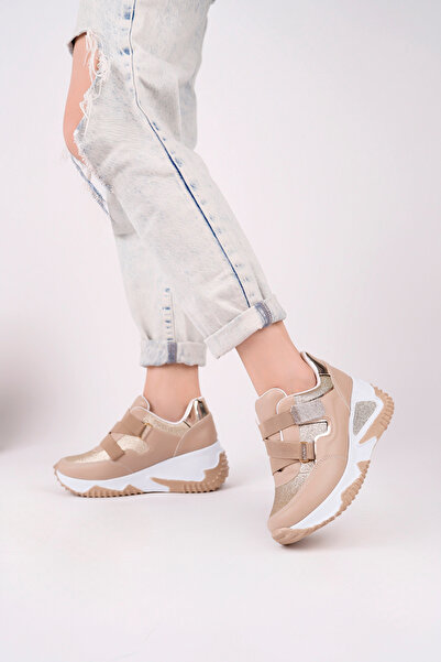 Madam Tarz Dnr-608 Glittery Elastic Thick Sole Sports