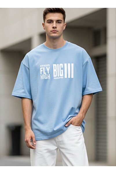 REBRAND Crew Neck Printed T-Shirt Unisex Oversize