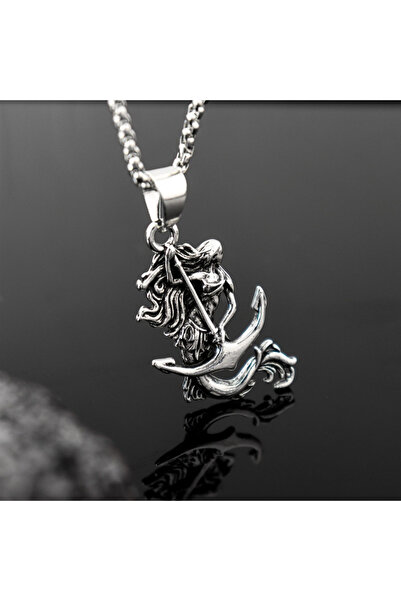 Viking قلادة من الفولاذ المقاوم للصدأ بتصميم قوطي عالي الجودة 316L لا تفقد بر...