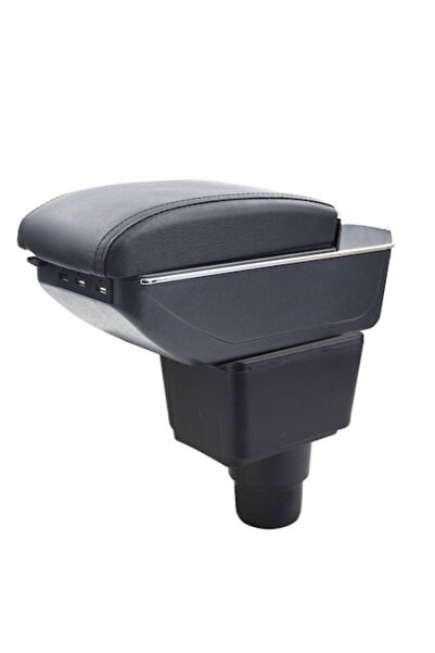 AVR Armrest for Ford EcoSport 2 II Facelift (2018-), model 7H, Black, Faux Leather, USB