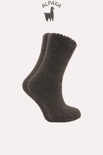 KARDEŞLER ÇORAP Women's Alpaca Wool Winter Thick Socks 4 Pack