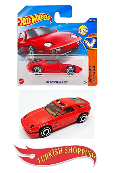 HOT WHEELS 1:64 Ölçek 2025 Case 1983 Porsche 928s