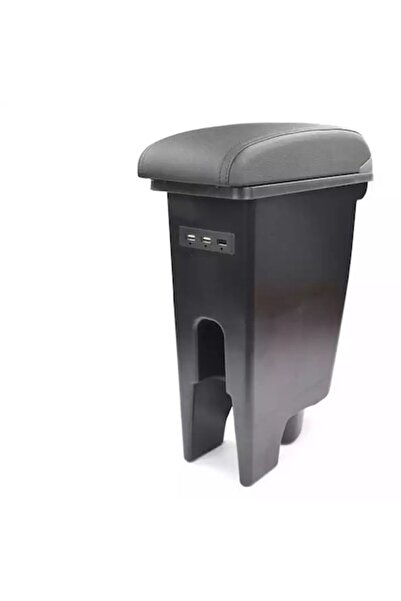 AVR Armrest for Peugeot 107 (06.2005-05.2014), AVR, model 1H, black faux leat...