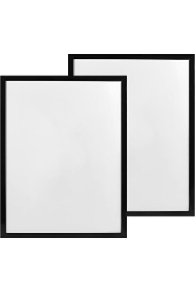 CABAX إطارات صور لوحات ماسية مقاس 12 × 16 بوصة (عبوة من قطعتين) - أسود