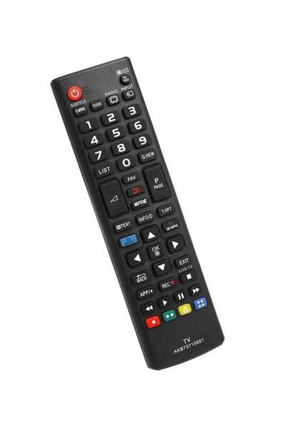 Promass جهاز تحكم عن بعد عالمي بديل للتلفزيون الذكي باللون الأسود