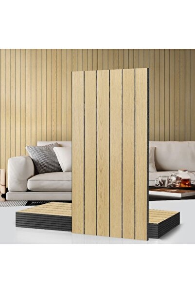 topbazar Set of 5 self-adhesive decorative panels, vertical wood look, 30x60 ...