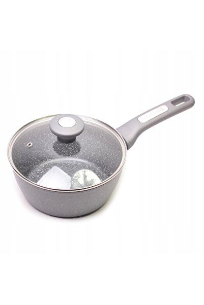 Kamille saucepan, granite coating, glass lid, 1.8 L, induction, 18x8 cm