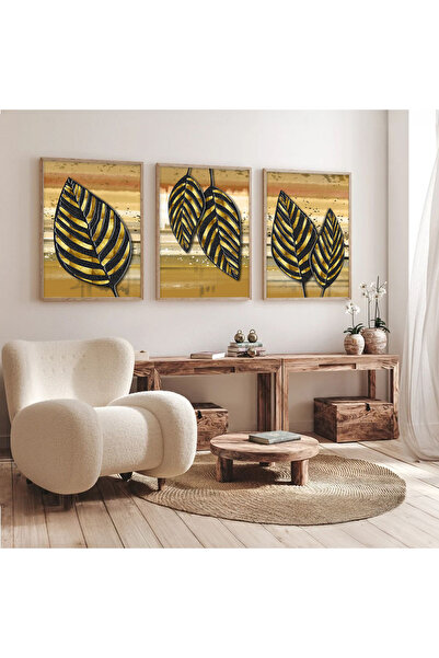 Dekorsiahome 3 Piece Wooden Framed Living Room Hall Kitchen Table Set Set3477