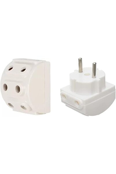 Promass 5-Way 2 Pin Multi-Plug Socket White