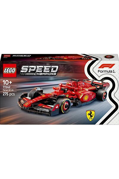 LEGO Speed Champions Formula 1 - Ferrari SF-24 F1 Racing Car (77242), 10+, 275 pcs
