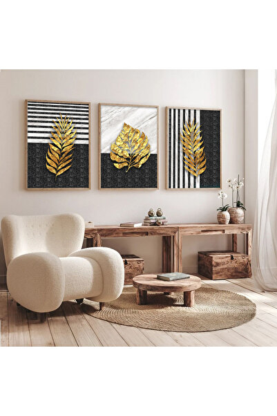 Dekorsiahome 3 Piece Wooden Framed Living Room Hall Kitchen Table Set Set3471