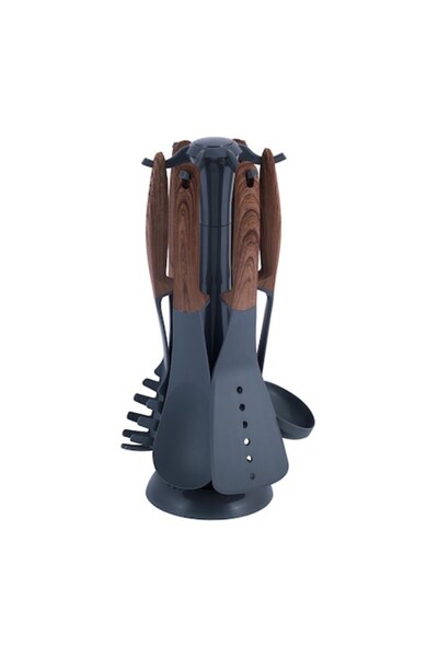 Kamille Set de 6 ustensile de bucătărie, Kamille, nailon, cu suport rotativ, ...