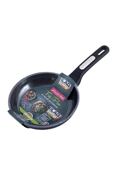 Kamille Frying Pan, Aluminum, Induction, 20 x 4.5 cm, Black