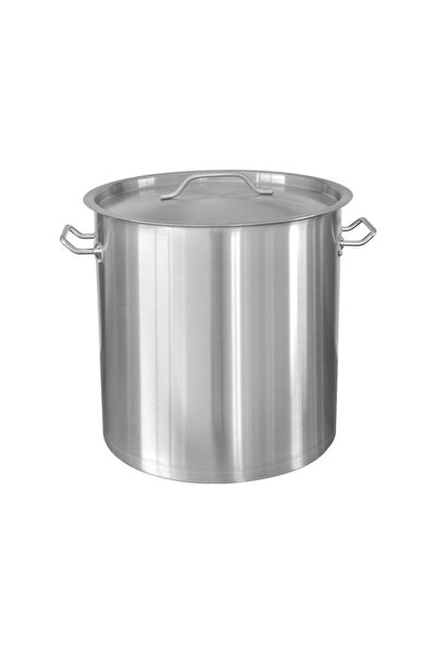 GRÜNBERG Grunberg Professional Stainless Steel Pot, 33 L, Riveted Handles, Induction Compatible