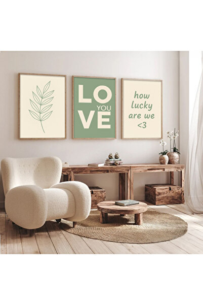 Dekorsiahome 3 Piece Wooden Framed Living Room Hall Kitchen Table Set Set3480