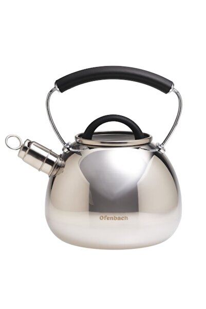 Ofenbach Fierbător cu fluierat, Ofenbach, Design elegant, Oțel inoxidabil, 2,...