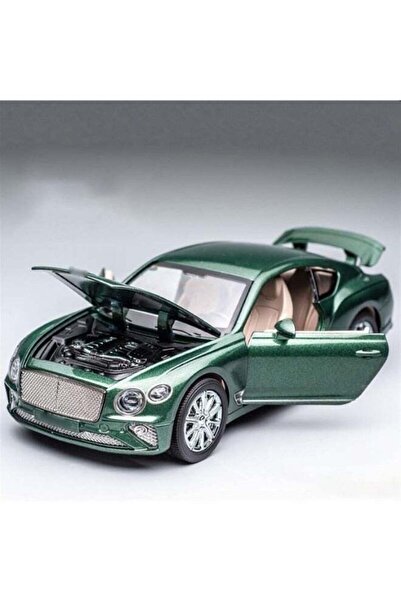 TOY GARDEN نموذج سيارة من سبائك معدنية مصبوبة بمقياس 1:24 - صوت وإضاءة بنتلي كونتيننتال جي تي
