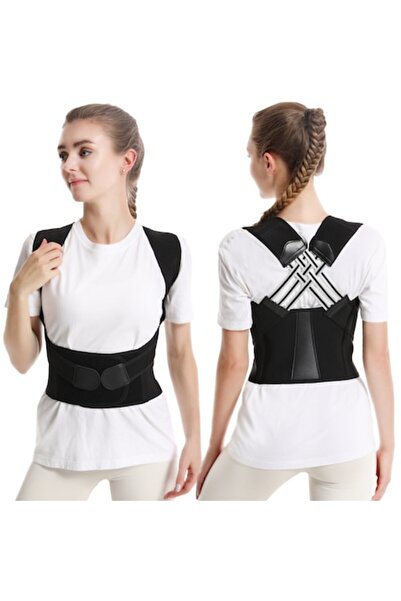 Fabrilux Corector de postură reglabil, curea lată, unisex, suport pentru spat...