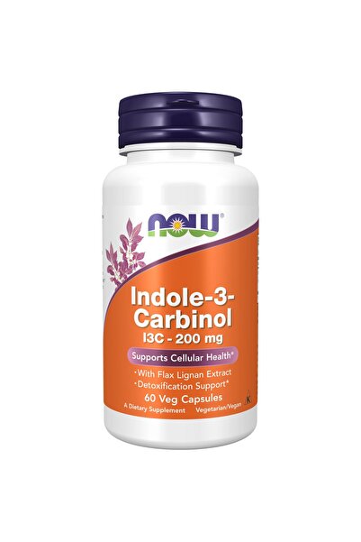 Now Foods Indole-3-Carbinol 200 mg Antioxidants Cellular Health 60 Veg Caps