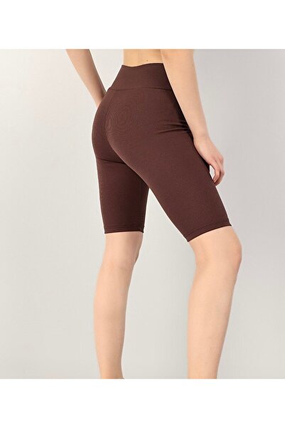 Negiysemmoda High Waist Short Shorts Corded Fabric Leggings