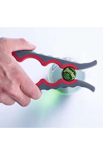 Alvin Multi-Purpose Jar and Bottle Cap Opener – Non-Slip Grip Handle – Adjustable Design -Black