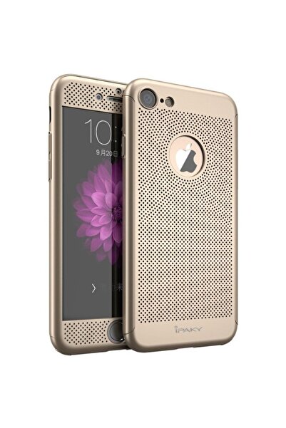 Flippy Apple iPhone 7 Plus IPAKY Full Cover 360 Air Case with Gold Holes + Gl...