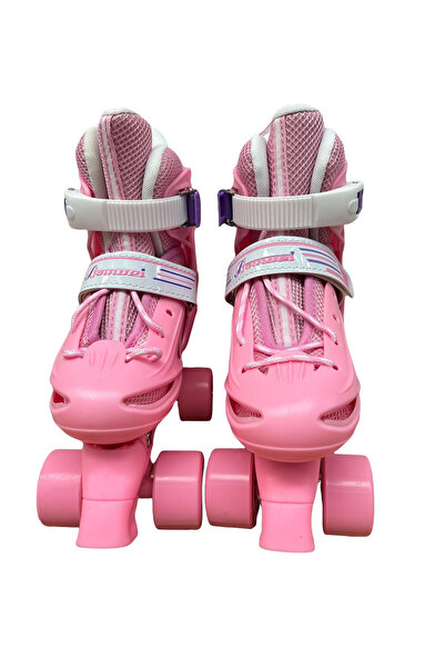 Krista Children's Roller R05, adjustable sizes 27 - 30, pink XS